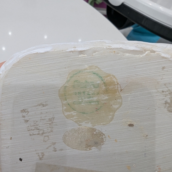 Vintage Baby Figurine Nursery Decor Resin Teddy Bear Pacifier 1990s - Picture 4 of 4